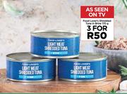 Food Lover's Shredded Tuna In Brine-For 3 x 170g