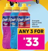 Energade Sports Drink Assorted-For 3 x 500ml