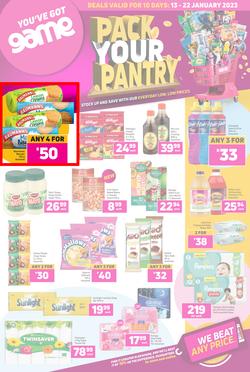 Game : Pack Your Pantry (13 January - 22 January 2023), page 1