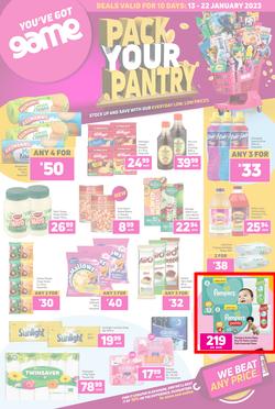 Game : Pack Your Pantry (13 January - 22 January 2023), page 1