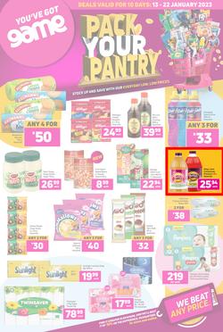 Game : Pack Your Pantry (13 January - 22 January 2023), page 1