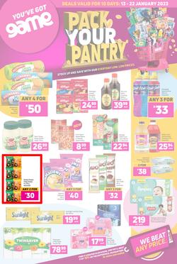 Game : Pack Your Pantry (13 January - 22 January 2023), page 1