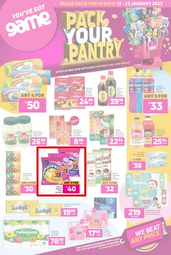 Game : Pack Your Pantry (13 January - 22 January 2023), page 1