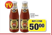 All Gold Tomato Sauce-For 2 x 700ml