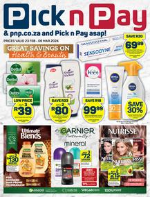 Pick n Pay : Health & Beauty (23 February - 06 March 2024)