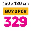 Always Home Mink Fllannel Blanket 150 x 180cm-For 2