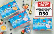 Danone NutriDay Dairy Snack Assorted-For Any 3 x 6 x 100g