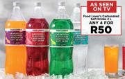 Food Lover's Carbonated Soft Drinks-For Any 4 x 2Ltr
