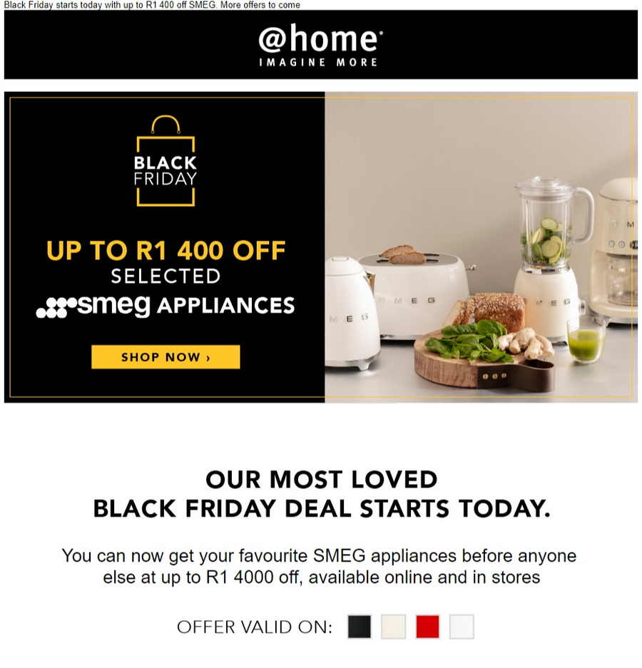 @Home : Black Friday Deals Start Today (Request Valid Dates From Retailer), page 1