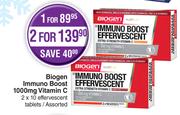 Biogen Immuno Boost 1000mg Vitamin C Assorted-For 1 x 2 x 10 Effervecent Tablets