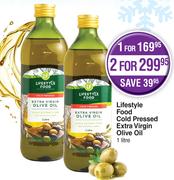 Lifestyle Food Cold Pressed Extra Virgin Oil-For 2 x 1Ltr