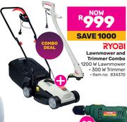 Ryobi Lawnmower & Trimmer Combo