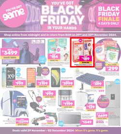 Game : Black Friday (29 November - 02 December 2024), page 1