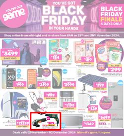 Game : Black Friday (29 November - 02 December 2024), page 1
