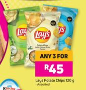 Lays Potato Chips (Assorted)-For Any 3 x 120g