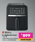 Milex Digital Air Fryer-5Ltr