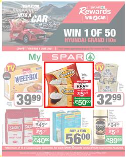 SPAR EASTERN CAPE : My Spar (20 April - 2 May 2021) Valid In Acres, Algoa Park, Aspen, Burgersdorp, Cambridge, Cradock, Crossways, Dagbreek, Fig Tree, Lighthouse, Seaview, Sherwood, Sunshine Coast, page 1