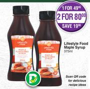 Lifestyle Food Maple Syrup-For 2 x 375ml