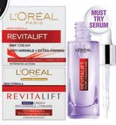 L'Oreal Revitalift Filler Replumping + Hyaluronic Acid Serum-30ml Each