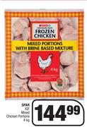 0Spar IQF Mixed Chicken Portions-4Kg
