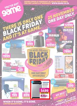 Game : There Is Only One Black Friday And It's At Game (25 November 2022 Only), page 1
