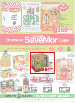 SPAR SaveMor Eastern Cape : Choose To SaveMor Today (25 May - 07 June 2026), page 1