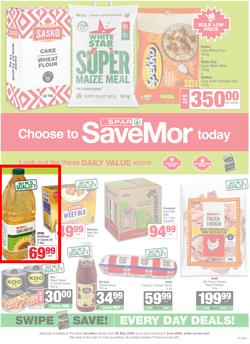 SPAR SaveMor Eastern Cape : Choose To SaveMor Today (25 May - 07 June 2026), page 1