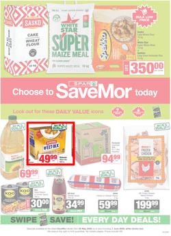 SPAR SaveMor Eastern Cape : Choose To SaveMor Today (25 May - 07 June 2026), page 1