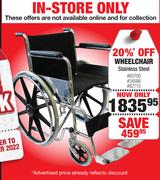 Wheel Chair Stainless Steel