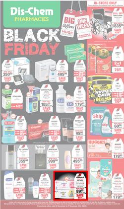 Dis-Chem : Black Friday (20 November - 27 November 2022), page 1