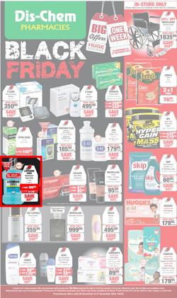 Dis-Chem : Black Friday (20 November - 27 November 2022), page 1