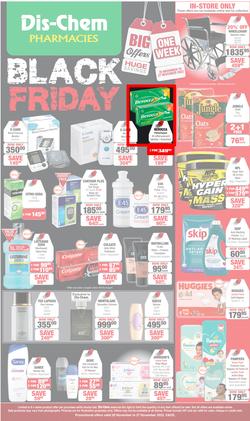 Dis-Chem : Black Friday (20 November - 27 November 2022), page 1