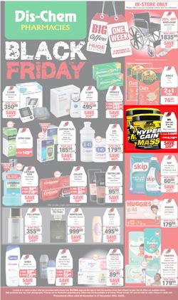 Dis-Chem : Black Friday (20 November - 27 November 2022), page 1