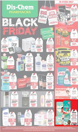 Dis-Chem : Black Friday (20 November - 27 November 2022), page 1