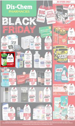 Dis-Chem : Black Friday (20 November - 27 November 2022), page 1