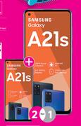 2 x Samsung Galaxy A21s 4G Smartphone-On uChoose Flexi 125 + On Promo 65