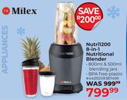 Milex Nutri 200 8 In 1 Nutritional Blender