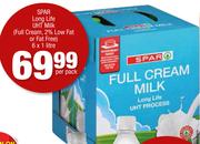 Spar Long Life UHT Milk-6X1 Liter Per Pack