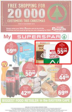 SUPER SPAR Eastern Cape : My SuperSpar (26 Nov - 8 Dec 2019) Only available at selected Eastern Cape stores., page 1