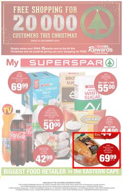 SUPER SPAR Eastern Cape : My SuperSpar (26 Nov - 8 Dec 2019) Only available at selected Eastern Cape stores., page 1