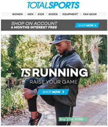 Totalsports : TS Running (Request Valid Dates From Retailer)