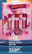 Rimmel Thrillseeker Glassy Gloss Gift Set-Per Set