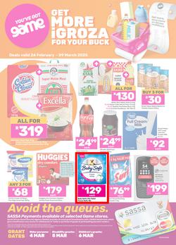 Game SASSA : Get More iGroza For Your Buck (24 February - 09 March 2025), page 1