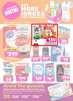 Game SASSA : Get More iGroza For Your Buck (24 February - 09 March 2025), page 1