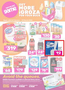 Game SASSA : Get More iGroza For Your Buck (24 February - 09 March 2025), page 1