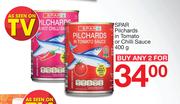 Spar Pilchards In Tomato Or Chilli Sauce-For 2 x 400g