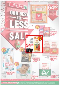 SUPERSPAR EASTERN CAPE : Our Best For less (22 June - 4 July 2021) Valid in Bluewater Bay, Despatch, Amalinda, Vincent, Knysna, Heather Park, Jeffrey's Bay, Rosehill, Leyvale, Sedgefield, Spandau, page 1