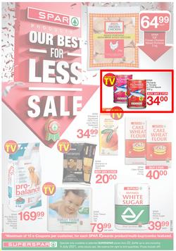 SUPERSPAR EASTERN CAPE : Our Best For less (22 June - 4 July 2021) Valid in Bluewater Bay, Despatch, Amalinda, Vincent, Knysna, Heather Park, Jeffrey's Bay, Rosehill, Leyvale, Sedgefield, Spandau, page 1