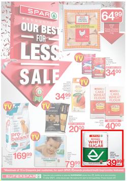 SUPERSPAR EASTERN CAPE : Our Best For less (22 June - 4 July 2021) Valid in Bluewater Bay, Despatch, Amalinda, Vincent, Knysna, Heather Park, Jeffrey's Bay, Rosehill, Leyvale, Sedgefield, Spandau, page 1