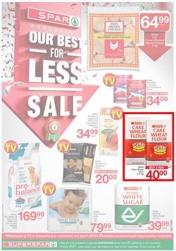 SUPERSPAR EASTERN CAPE : Our Best For less (22 June - 4 July 2021) Valid in Bluewater Bay, Despatch, Amalinda, Vincent, Knysna, Heather Park, Jeffrey's Bay, Rosehill, Leyvale, Sedgefield, Spandau, page 1